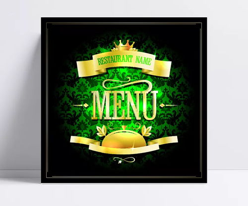 创意菜单设计 矢量素材在广告与VI设计中的多元应用